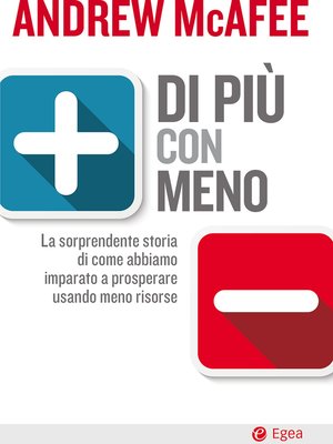 cover image of Di più con meno